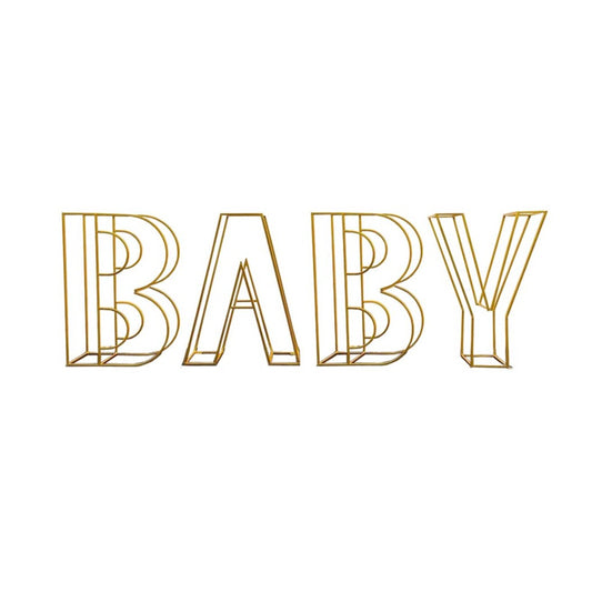 Gold Baby Sign