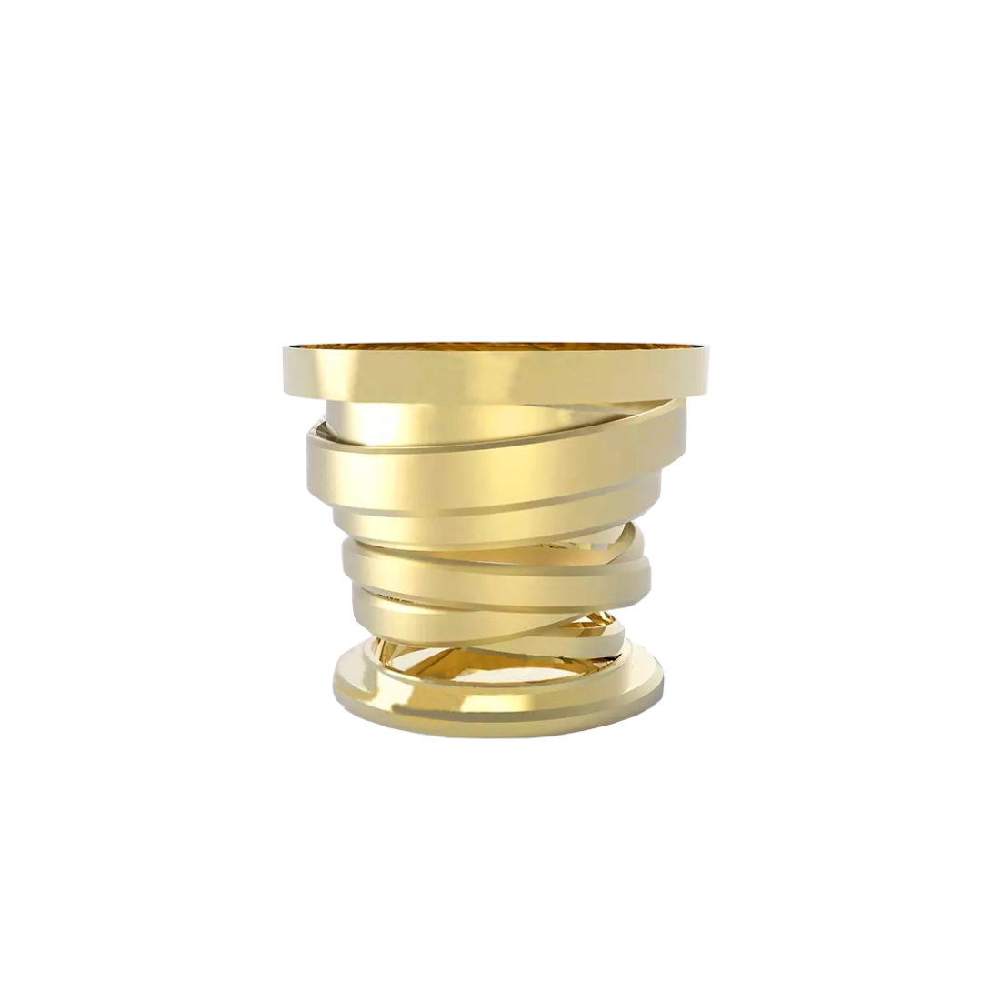 Whirl Cake Table (Gold)