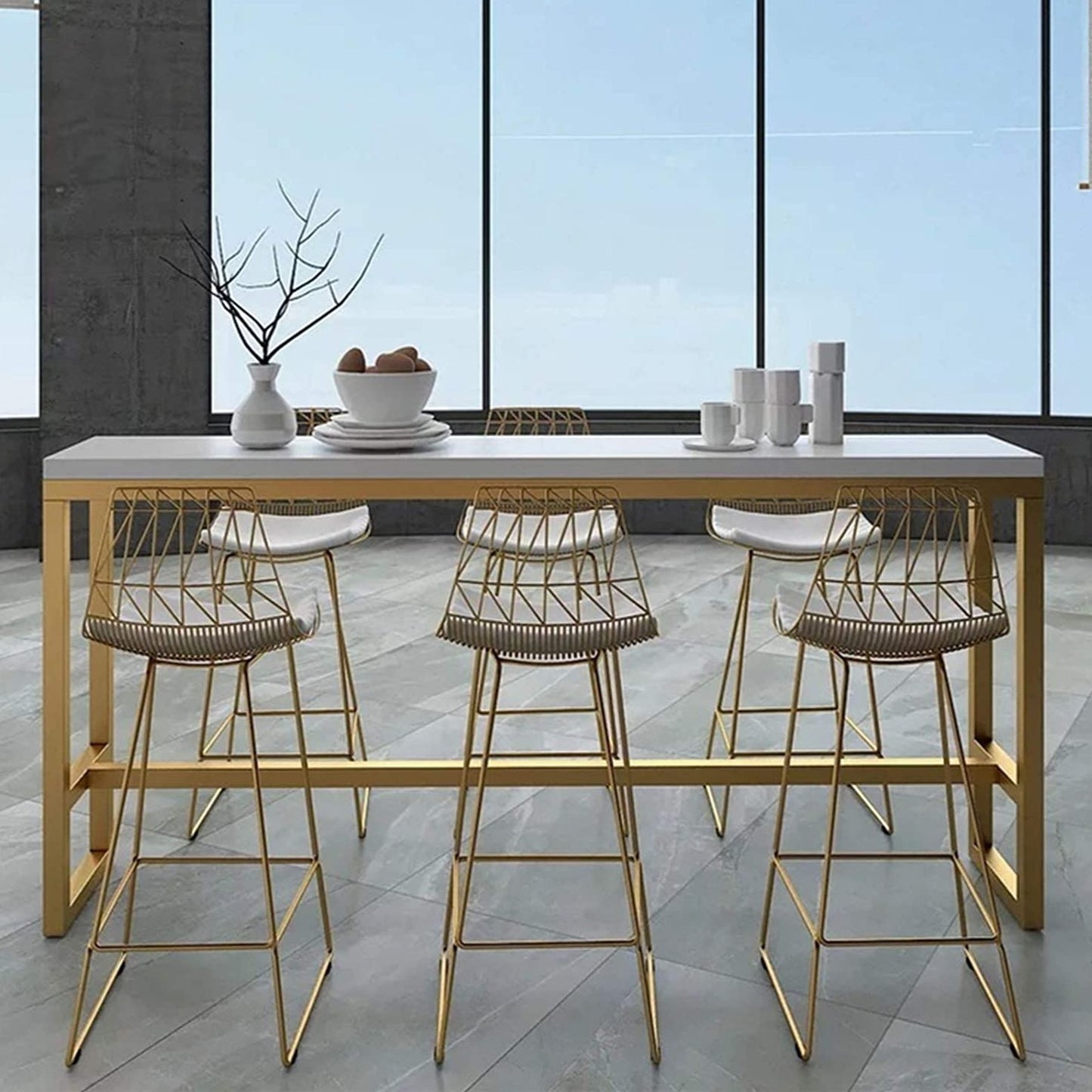 Modish Metal Bar Stool